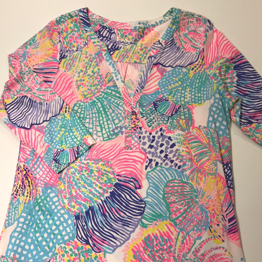 Lilly Pulitzer Ali dress, excellent used condtn XL